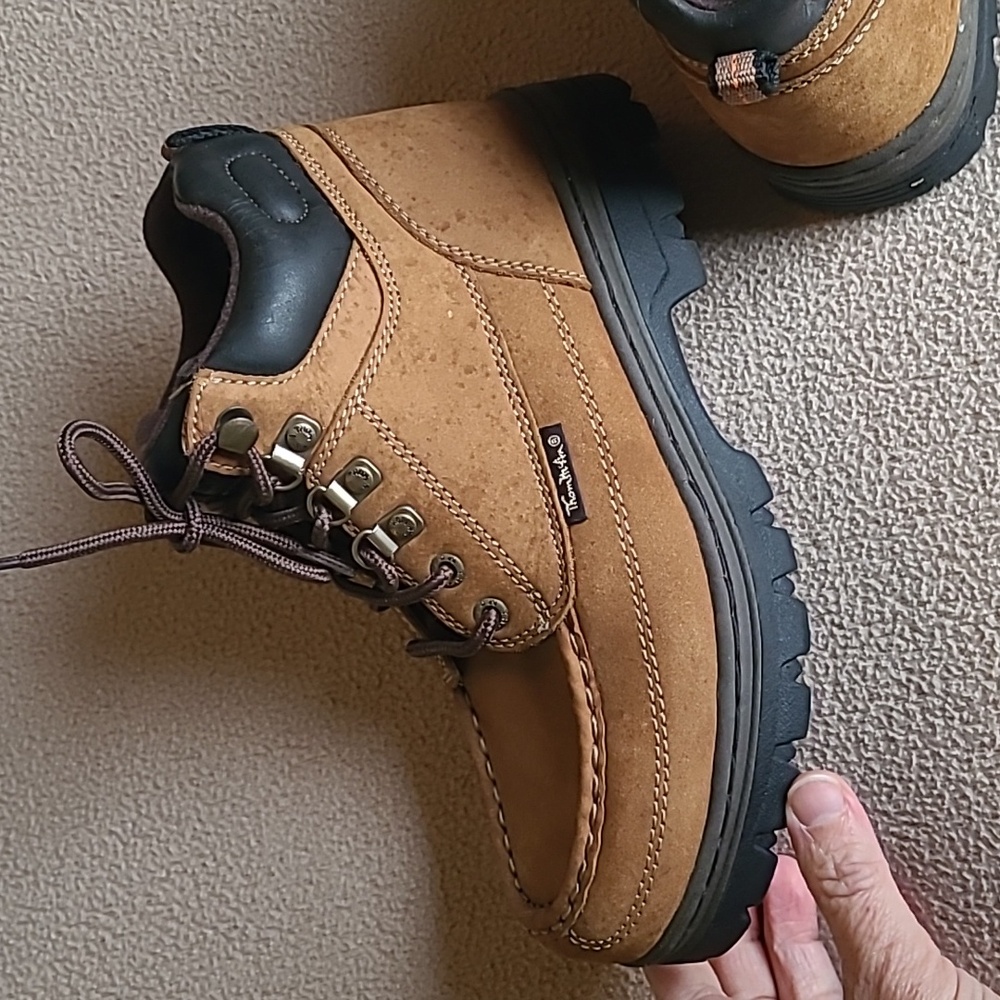 Youth Size 3 Thom McAn Leather Vintage Boots, Y2K - Picture 4 of 9